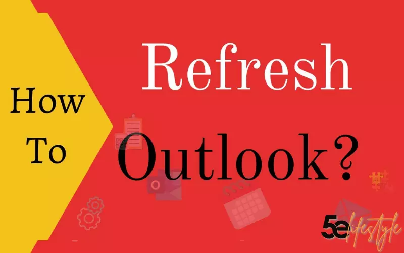 how to refresh outlook