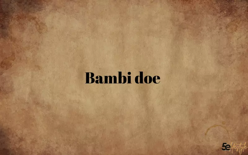Bambi doe