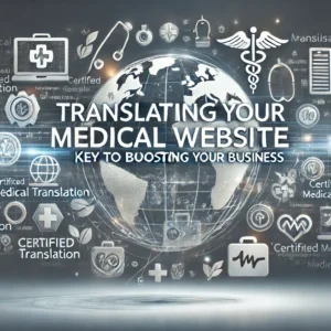 certified medical translation