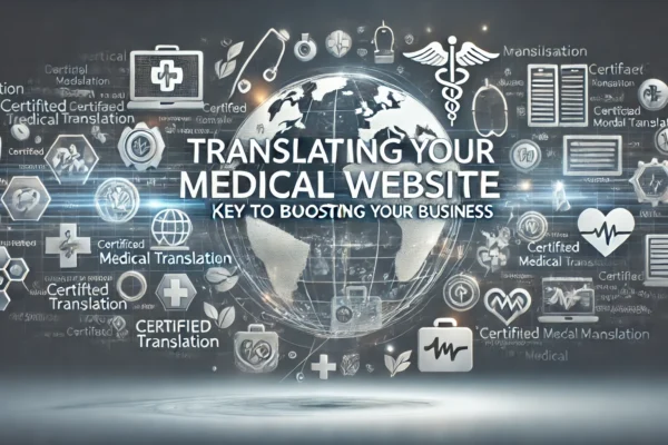 certified medical translation